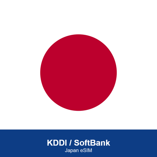 Japan Prepaid Data eSIM — KDDI / SoftBank